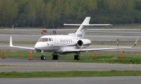 N885M @ ANC - Hawker 800XP on Anchorage South Ramp - by Terry Fletcher