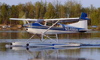 N9496H @ LHD - Cessna A185F on floats at Lake Hood - by Terry Fletcher