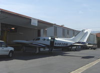 N402DR @ SZP - 1967 Cessna 402, two Continental TSIO-520-VBs 325 Hp each, ex C-FFAP - by Doug Robertson