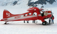 N121KT - 1958 DHC2 Beaver of K2 Aviation on a Glacier near Mt.McKinley - by Terry Fletcher