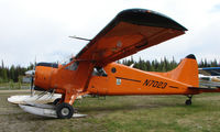 N7023 @ AK28 - Smart looking 1951 DHC2 Beaver at Chena Marina in Fairbanks - by Terry Fletcher