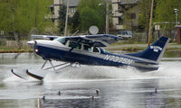 N7375N @ LHD - Ellison Air's Cessna 206 about to depart Lake Hood - by Terry Fletcher