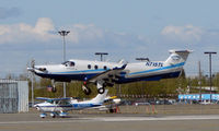 N715TL @ MRI - Pilatus doing touch and gos at Merrill Field, Anchorage - by Terry Fletcher