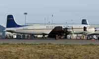 N351CE @ ANC - Everts DC6 on their Anchorage ramp - by Terry Fletcher