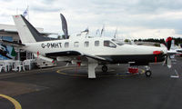 G-PMHT @ EGTB - TBM 850 Aircraft on static display at AeroExpo 2008 at Wycombe Air Park , Booker , United Kingdom - by Terry Fletcher