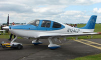 N124CP @ EGTB - Visitor  during  AeroExpo 2008 at Wycombe Air Park , Booker , United Kingdom - by Terry Fletcher