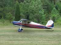 N2613N - Cessna 120 taxiing @ Steele Field, Walnut Cove NC - by Tom Cooke