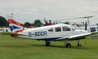 G-BODR @ EGTB - Resident aircraft parked  during  AeroExpo 2008 at Wycombe Air Park , Booker , United Kingdom - by Terry Fletcher