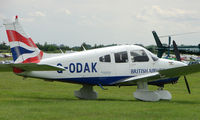 G-ODAK @ EGTB - Resident aircraft parked  during  AeroExpo 2008 at Wycombe Air Park , Booker , United Kingdom - by Terry Fletcher