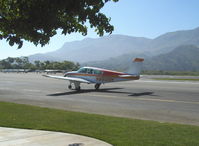 N8509M @ SZP - 1963 Beech 35-33B DEBONAIR, Continental IO-470-J 225 Hp, taxi - by Doug Robertson