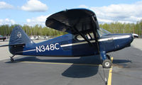 N348C @ IYS - 1947 Stinson 108-2 at Wasilla - by Terry Fletcher