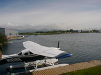 N101EE @ LHD - N101EE moored at Lake Hood seaplane base, Anchorage - by webcam