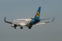 UR-GAK @ EBBR - several seconds before landing on rwy 25L - by Daniel Vanderauwera