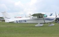 G-BSTM @ EGTB - Cessna 172 visiting Booker - by Simon Palmer