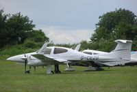 G-CEZG @ EGTB - Diamond DA42 at Booker - by Simon Palmer