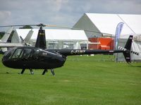 G-FUNY @ EGTB - R44 at Booker - by Simon Palmer