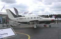 G-PMHT @ EGTB - TBM700 exhibited at Booker - by Simon Palmer