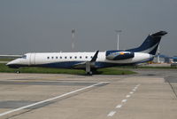 EC-KFQ @ EBBR - parked on General Aviation apron (Abelag) - by Daniel Vanderauwera