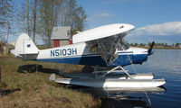N5103H @ LHD - 1948 Piper Pa-14 on floats at Lake Hood - by Terry Fletcher