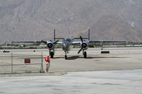 N25GL @ PSP - Arriving at Palm Springs Air MuseumPS - by Jeff Sexton