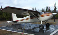 N3311D @ AK06 - Cessna 180 at Denali AK - by Terry Fletcher