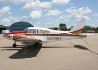 N5495Y @ SGS - Parked at South Saint Paul - by Timothy Aanerud