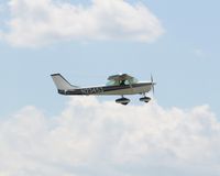N23453 @ SGS - 1968 Cessna 150H, c/n 15068957, In the pattern at South Saint Paul - by Timothy Aanerud