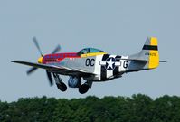 PH-PSI @ EHLW - Spectaculair display of this Dutch Mustang.