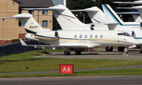 N104FT @ EGGW - Challenger 300 at Luton in June 2008 - by Terry Fletcher