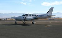 N106SD @ MEV - Cessna 340A taxying @ Minden, V - by Steve Nation