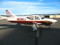 N1586J @ CXP - 1976 Rockwell International 112TC on cold winter's day @ Carson City, NV - by Steve Nation