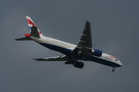 G-VIIO @ MCO - British 777 landing on Runway 18R at MCO before a big thunderstorm - by Florida Metal