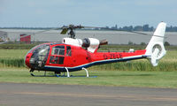 G-ZELE @ EGBW - Westland Gazelle on a sunny Sunday afternoon at Wellesbourne