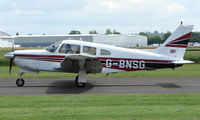 G-BNSG @ EGBW - Piper Pa28R-201 on a sunny Sunday afternoon at Wellesbourne - by Terry Fletcher
