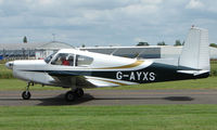 G-AYXS @ EGBW - Siai Marchetti S205 on a sunny Sunday afternoon at Wellesbourne
