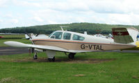 G-VTAL @ EGBW - Beech V35 on a sunny Sunday afternoon at Wellesbourne - by Terry Fletcher