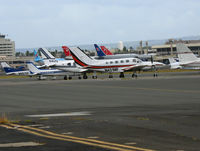 N421MP @ HNL - 1975 Cessna 421C  @Honolulu, HI - by Steve Nation