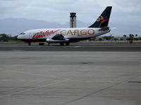 N816AL @ HNL - Aloha CARGO 1984 Boeing 737-2X6 taxying @ Honolulu, Ji - by Steve Nation