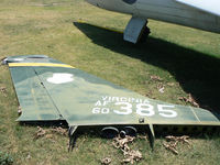 60-5385 @ FTW - Veteran's Memorial Air Park - at Mecham Field - F-105 Tail awiting re-assembly - by Zane Adams
