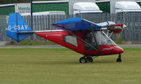 G-CSAV @ EGNW - Thruster 600N at Wickenby Wings and Wheels 2008 - by Terry Fletcher