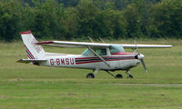 G-BMSU @ EGCF - Cessna 152 at Sandtoft - by Terry Fletcher