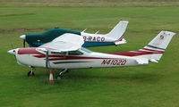 N4102D @ EGCB - Cessna 182 at Barton - by Terry Fletcher