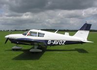 G-AVOZ @ EGBK - Cherokee 140 at the Sywell fly-in - by Simon Palmer