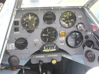 G-BGPI @ EGBK - Barry's Biplane cockpit - by Simon Palmer