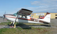 N716 @ LHD - Cessna 180E at Lake Hood - by Terry Fletcher
