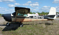 N4977D @ 95Z - 1958 Cessna 182A at Bradley Skyranch , North Pole , AK - by Terry Fletcher