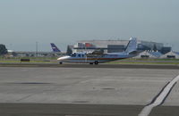 N173DB @ OAK - 1978 Rockwell International 690B taxying for take-off @ Oakland, CA - by Steve Nation