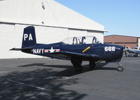 N666 @ PAO - NAVY Beech T-34B/Beech A45 PA-666 in midnight blue colors @ Palo Alto, CA - by Steve Nation