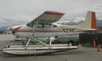 N21MC @ LHD - Cessna 180H at Lake Hood - by Terry Fletcher