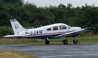 G-JJAN @ EGLK - Piper Pa-28-181 at Blackbushe - by Terry Fletcher
